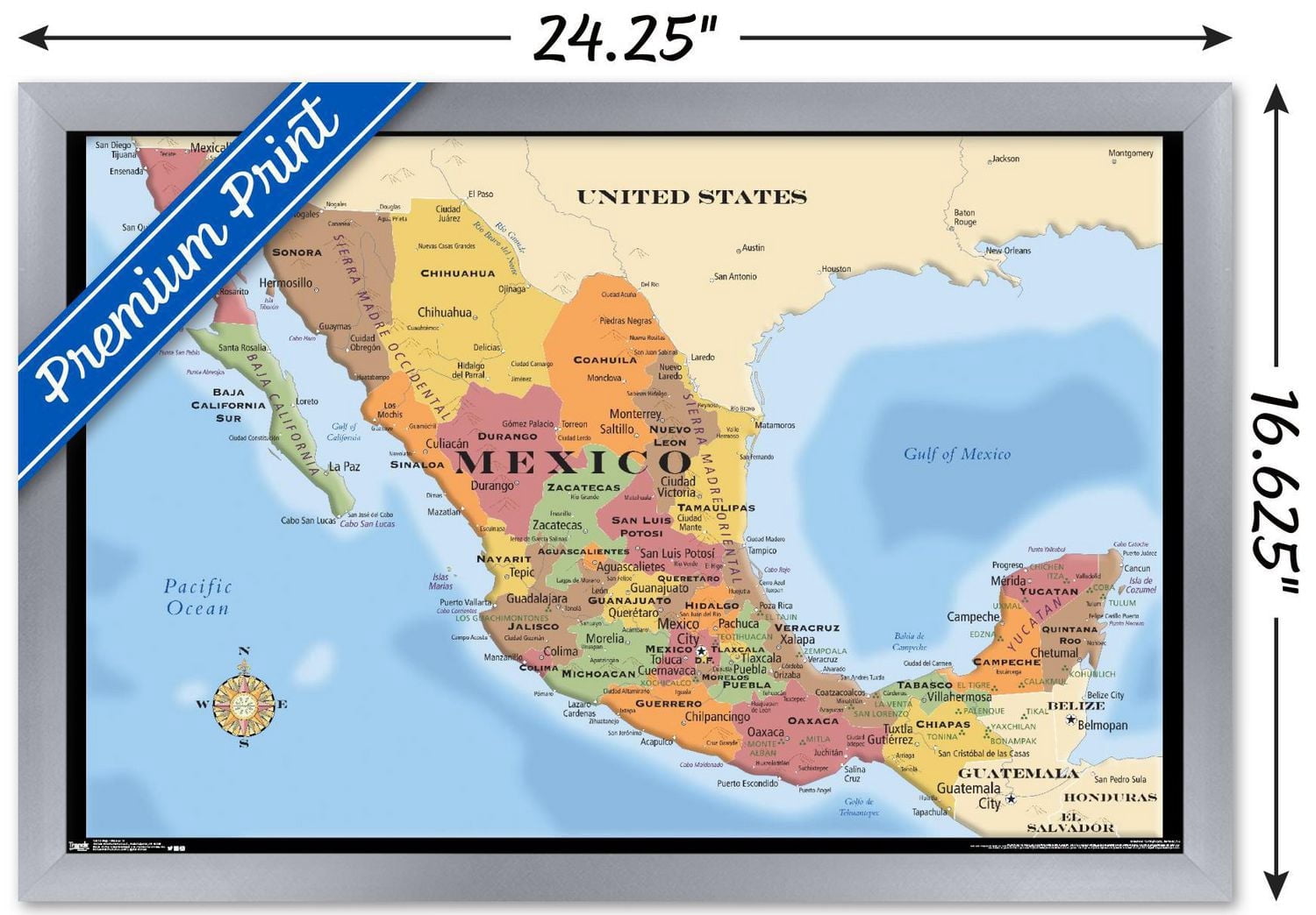Carte - Mexique