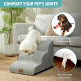 thumbnail image 3 of Dog Stairs for Small Dogs .” H Pet Step with Leakproof Cover High Density Foam Cat Ramp for Couch Sofa or Chair Lightweight Durable Comfort .x.x Step, 3 of 7