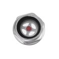 thumbnail image 4 of Unique Bargains M20x1.5mm Male Threaded Aluminum Organic Glass 5Packs Air Compressor Oil Level Gauge Sight Glass 5Packs, 4 of 5