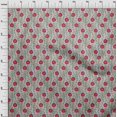 thumbnail image 3 of oneOone Cotton Flex Fabric Leaves & Floral Block Printed Craft Fabric BTY 40 Inch Wide, 3 of 5