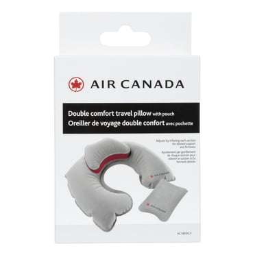 Air Canada Double Comfort Travel Pillow with Pouch
