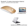 thumbnail image 2 of Souris Bluetooth – Souris Sans Fil pour Ordinateur Portable Mac (Rechargeable) TYRANT GOLD, 2 of 8