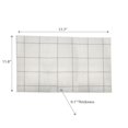 thumbnail image 2 of Woven Pvc Placemat Set Of 4 Square Block White/Black, 2 of 4