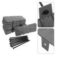 thumbnail image 3 of Miangastore Garden Stone Edging Plastic Borders Natural Aesthetic 10Set 9.4X3.9X0.4In, 3 of 8