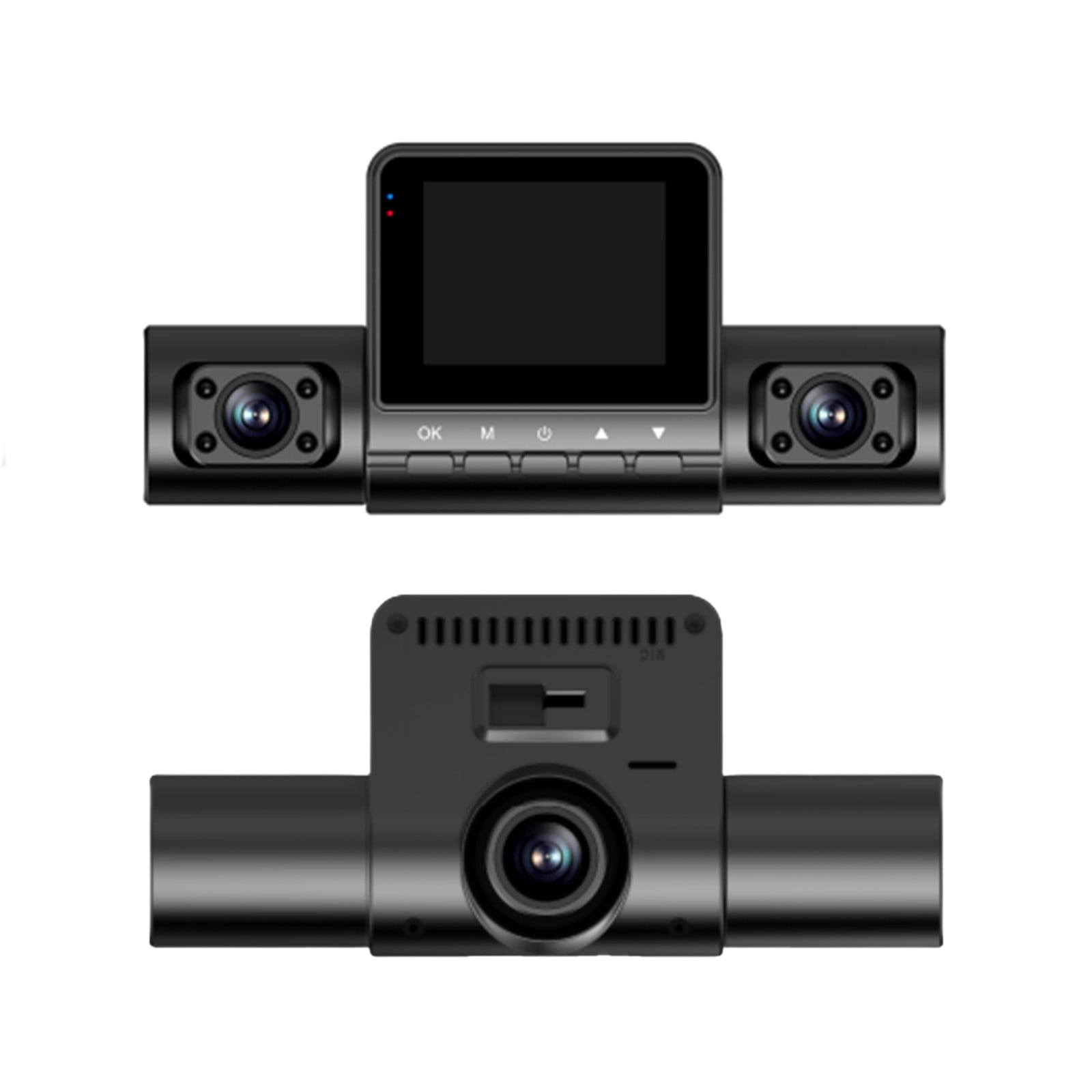 Kieccall 4-Channel Dash Cam Front/Rear/Left/Right 1080P - 4-Way Car Camera With IR Night Vision, Loop Recording & Motion Detection For 360° Safety