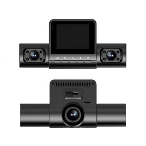 Kieccall 4-Channel Dash Cam avant/arrière/gauche/droite 1080P - 4-Way Caméra avec voiture IR Vision nocturne, enregistrement de boucles & Détection de mouvements pour 360° Sécurité