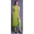 thumbnail image 3 of Bimba Robe Kurti Longue Imprimée Tunique Droite Robes pour Femmes Haut Indien, 3 of 6