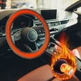 thumbnail image 1 of TIMIFIS Plush Handle Cover, Winter Handlebars Heated Steering Wheel Covers Car Thermal Protection Covers Heating Car Accessories, 1 of 5