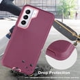 thumbnail image 3 of Supershield Defender Case for Samsung Galaxy S22 Plus 5G, Galaxy S22 Plus 5G Phone Case Heavy Duty Shockproof Dustproof 3 in 1 Rugged Protective Bumper Cover - Purple, 3 of 3