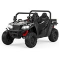 thumbnail image 1 of 24V 4WD Ride-On Dump Truck with Remote Control, 2-Seater Electric Construction Vehicle with Dump Bed & Shovel, 1 of 8