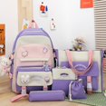 thumbnail image 3 of Backpack for Girls  Bookbag  Cute School Bag  College Middle High Elementary School Backpack  for Teen, 3 of 8