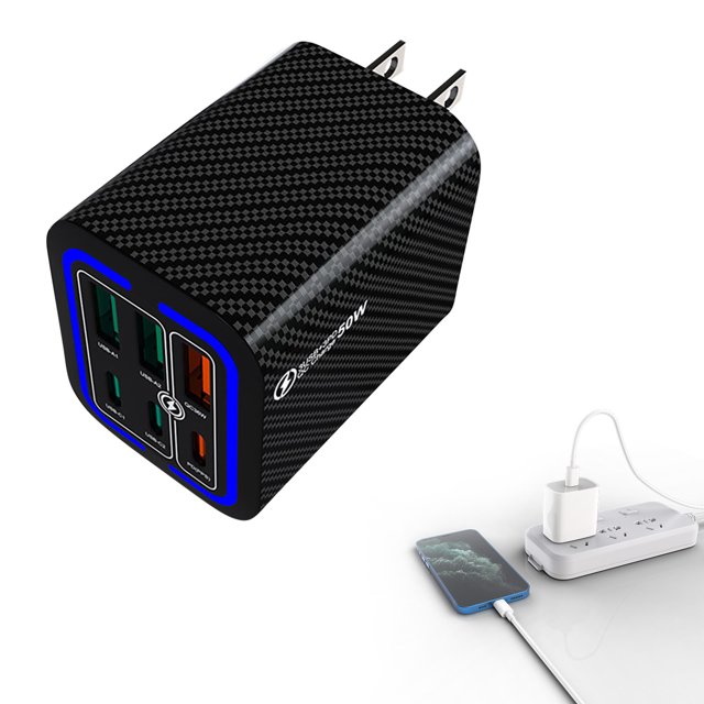 50W USB C Fast Charger PD 3.0 Wall Adapter Foldable Plug for Most Mobile Phones Devices Travel Home