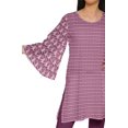 thumbnail image 4 of Moomaya Kurta Mini à Manches Kimono Tunique d'Été Kurtis Courts Imprimés pour Femmes, 4 of 5