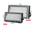 thumbnail image 3 of Projecteur à DEL 50W 100W 150W Étanche IP65 pour l'Extérieur Projecteur à DEL Réflecteur Lampe de Rue Projecteur Mural, 3 of 6