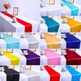 thumbnail image 3 of Satin Table Runner Table Cloth 27x275cm for Banquet Wedding Party Decoration, 3 of 4