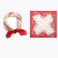 thumbnail image 4 of Square Scarf Set Floral Smooth Fashion Neckerchief Scarf Neck Scarf for Women, 4 of 10