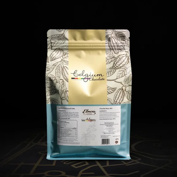 Chocoland Elmora Belgium White chocolate Callets - 5 kg