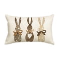 thumbnail image 2 of Dvkptbk Linen Pillowcase Easter Lumbar Pillow Covers 11.81X16.68 He Is Risen Spring Religious Pillows Case Decorative Linen Pillow Covers for Couch Home Home Decoration, 2 of 8