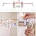 thumbnail image 4 of Miangastore 10pcs Non-Slip Hanger Practical Multifunctional Cloth Hanger With Clip for Coat Pant Dress (White), 4 of 8