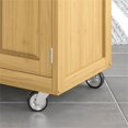 thumbnail image 4 of Homestyles Chariot de Cuisine en Bois à Roulettes Create-a-Cart Brun, 4 of 22