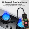 thumbnail image 4 of Riwcyla Handheld Combustible Gases Leak Detector Natural Gases Leakage Tester Portable Combustible Gases Concentration Analyzer Meter with Sound Light Alarm Function, 4 of 6