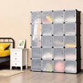 thumbnail image 4 of Patiojoy 20 Cube Clothes Organizer Storage Cubes Portable Wardrobe Bedroom Storage Cubby, 4 of 9