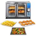 thumbnail image 1 of Gourmia Air Fryer French Door Toaster Oven - 6-Slice Capacity, LED Display, 14 Presets, Stainless Steel, 1 of 5