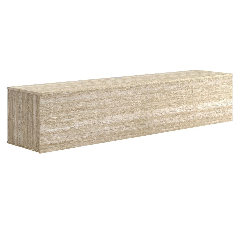 Terra TV Stand in Travertine