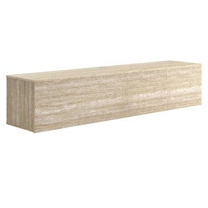 Terra TV Stand in Travertine