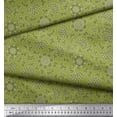 thumbnail image 3 of Soimoi Crepe Silk Fabric Flower Artistic Print Sewing Fabric Yard 42 Inch Wide, 3 of 3