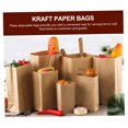 thumbnail image 4 of OUNONA 100 Pcs Sacs Alimentaires en Papier pour Restaurants Résistants à l'Huile, 4 of 8