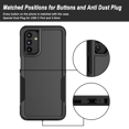 thumbnail image 3 of [PST] Samsung Galaxy A54 5G Hard Case, Anti-Drop Dual Layers Shockproof Heavy Duty Defender Hard Case Cover, 3 of 5