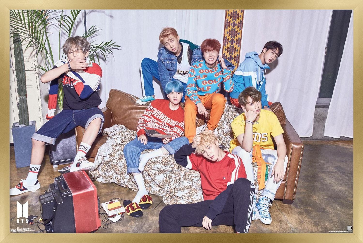 BTS - LOVE YOURSELF ? 'Her' Wall Poster, 22.375" x 34" Framed