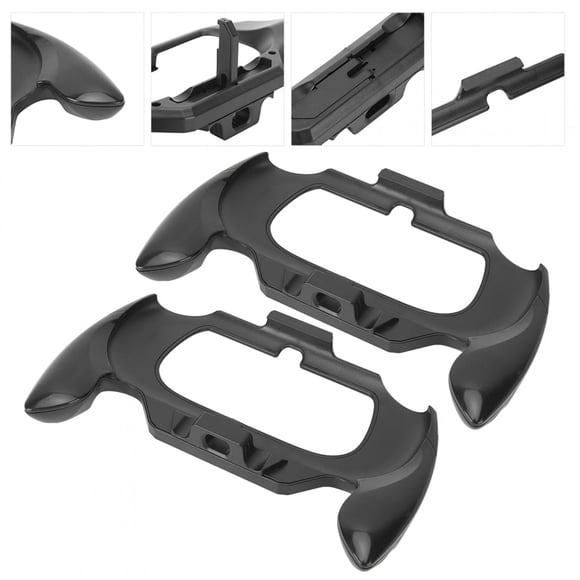 Support de Manette Antichute Design Ergonomique Support Antidérapant pour Manette de Jeu Contrôleur Sony PSV2000 PSVITA Bleu,Noir