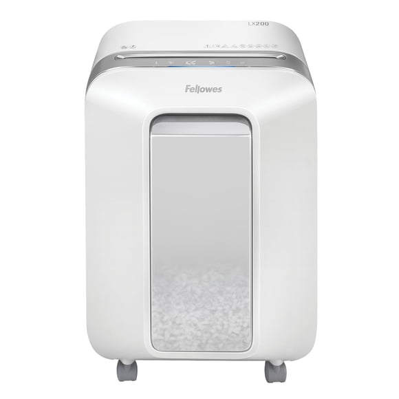 Fellowes Powershred® LX200 Micro-Cut Shredder (White)
