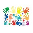 thumbnail image 1 of Colorful Palm Prints Wall Stickers for Decoration Made of PVC Assorted Color Easy to Peel and Stick, 1 of 8