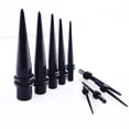 thumbnail image 2 of mmirethe 54pcs Premium Gift Acrylic Tapers And Plug And Silicone Tunnel For Ultimate Ear White, 2 of 6