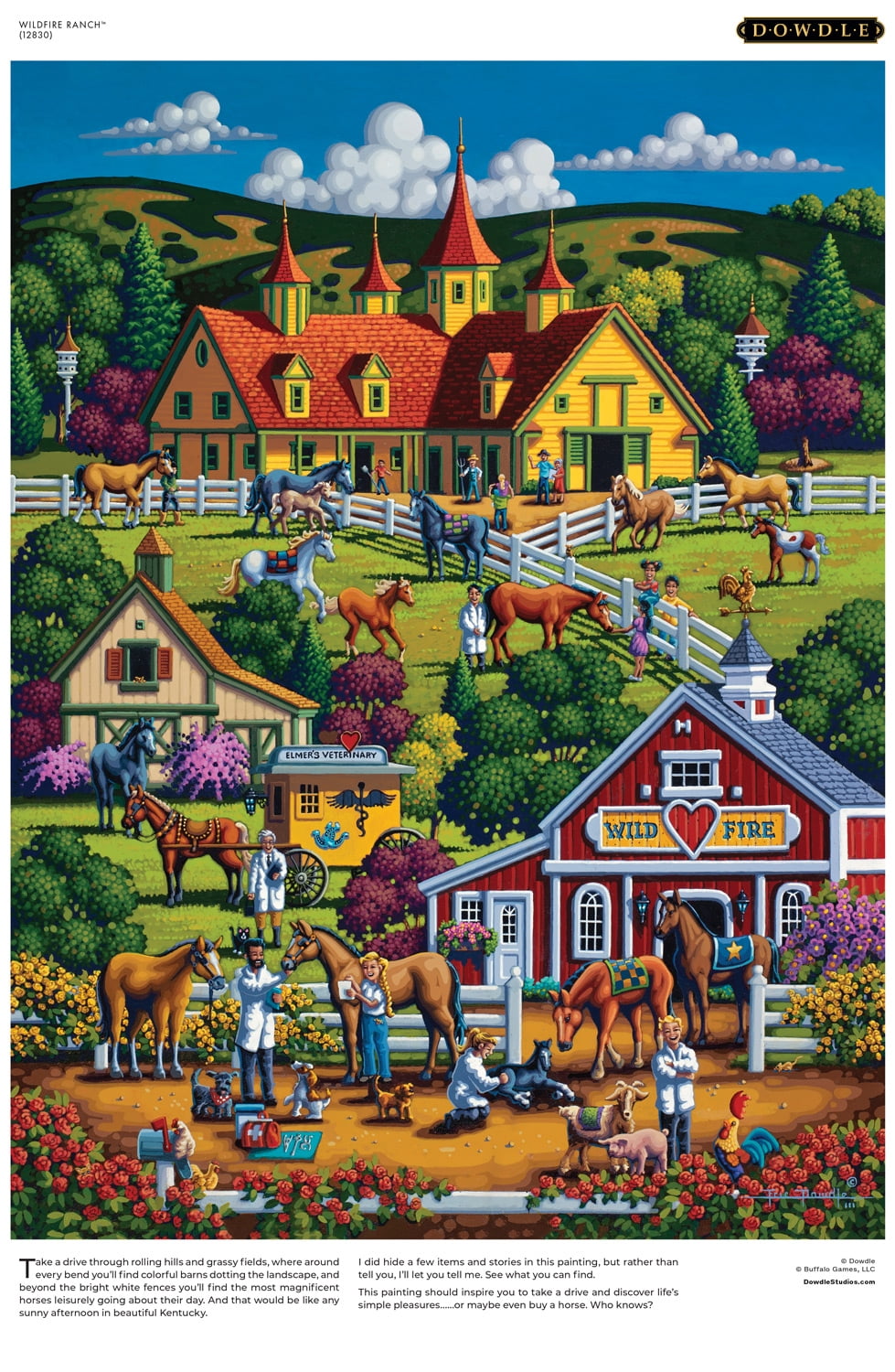 Buffalo Games Le puzzle Wildfire Ranch - en 1000 pièces
