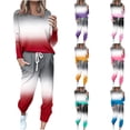 thumbnail image 2 of UPPADA Ensemble Décontracté 2 Pcs pour Femmes Automne, Survêtement pour Femmes 2 Pcs Tenues Chandails à Col Rond Chandails Molletonnés à Enfiler Hauts Pantalons Jogger Tenue de Détente Ensembles avec Poches Jaune, P, 2 of 6
