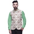 thumbnail image 1 of Atasi Veste Décontractée pour Homme à Motif Animal, Veste Nehru Imprimée pour Homme, Gilet Indien de Mariage, Blazer Mandarin - XX-Grand, 1 of 6