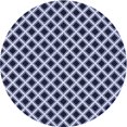 thumbnail image 1 of Ahgly Company Tapis Rond Lavable en Machine Intérieur Transitionnel Bleu Nuit, 6 Pieds Rond, 1 of 7