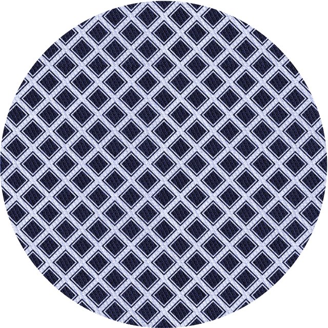 Ahgly Company Tapis Rond Lavable en Machine Intérieur Transitionnel Bleu Nuit, 6 Pieds Rond