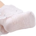 thumbnail image 4 of FOCUSNORM Chaussettes Petite Fille, Respirante Solide Couleur Dentelle Perle Volantée Cheville, 4 of 7