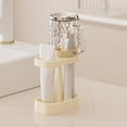 thumbnail image 1 of EGNMCR Closet Organizers and Storage, Organization and Storage, Storage Bins Bathroom Toothbrush Rack Couples Toothbrush Cup Rack Set Toothbrush Stand Space-Saving Toothbrush Rack Plastics cup rack, 1 of 6