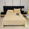 thumbnail image 2 of Solid Color Bed Sheet Person Bed Sheet Washed Quilt Sheet, 2 of 6