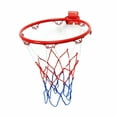 thumbnail image 2 of ZheElen Boys Girls Basketball Hoop Portable Removable Washable Weatherproof Rim Indoor Outdoor Net with 8 Mounting Screws 32cm, 2 of 6