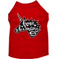 thumbnail image 1 of Born To Be A Unicorn Screen Print Dog Shirt Red Xl (16), 1 of 1