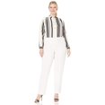 thumbnail image 1 of Anne Klein Women's Size Plus Crepe Slim Pant, 1 of 2