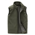 thumbnail image 1 of MeetoTime Women's Zip Up Front Sleeveless Jacket Warm Lightweight Fleece Soft Vest with Pockets, 1 of 7