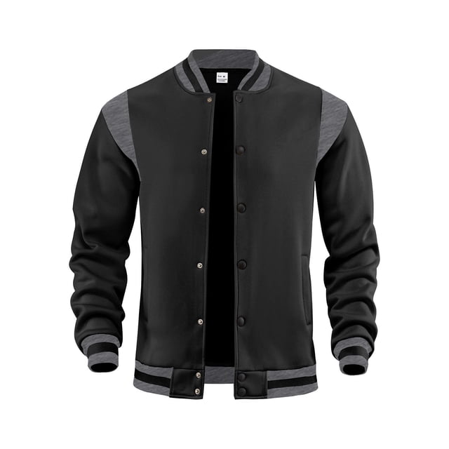 Cardigan Décontracté à Fermeture Éclair pour Homme avec Col Montant et Manches Longues